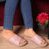 Women's Embellished Wedge Slide Sandals