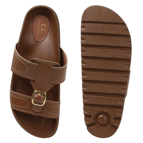 Women's Heel Sandals with Curved Strap and Silver Studs