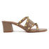 Women's Studded Crossover Block Heel Mule Sandals