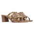 Women's Studded Crossover Block Heel Mule Sandals