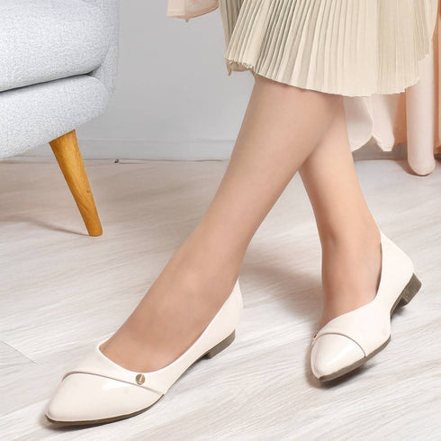 Women's Elegant Pointed-Toe Solid Flat