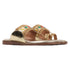 Women's High Block Heel Platform Sandals with Woven Strap