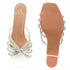 Women's Stylish Multi-Strap Rhinestone Block Heel Sandals