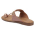 Women's Flat Dual-Strap Woven Metallic Knot Sandals