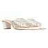 Women's Rhinestone Embellished Block Heel Sandals