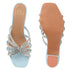 Women's Stylish Multi-Strap Rhinestone Block Heel Sandals
