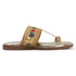 Women's Embroidered Ethnic Toe-Ring Flat Sandals