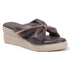 Women's Wedge Sandal with Padded Knot Detail