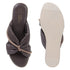 Women's Wedge Sandal with Padded Knot Detail