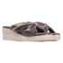 Women's Wedge Sandal with Padded Knot Detail