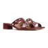 Women's Low Block Heel Sandals with Silver Stud Accents