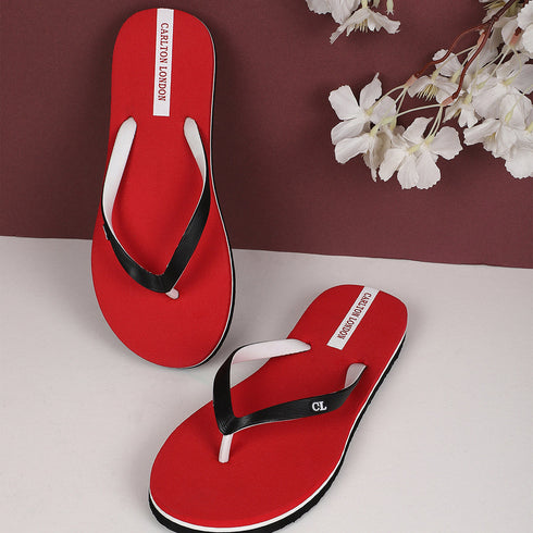 Women Striped Strap Thong Sandals