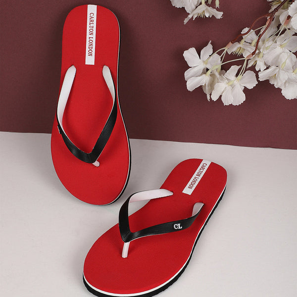 Women Striped Strap Thong Sandals