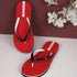 Women Striped Strap Thong Sandals