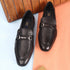 Men's Pebble Leather Dress Loafer with Contrast Band
