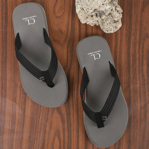 Men's Classic Striped Sole Thong Sandals