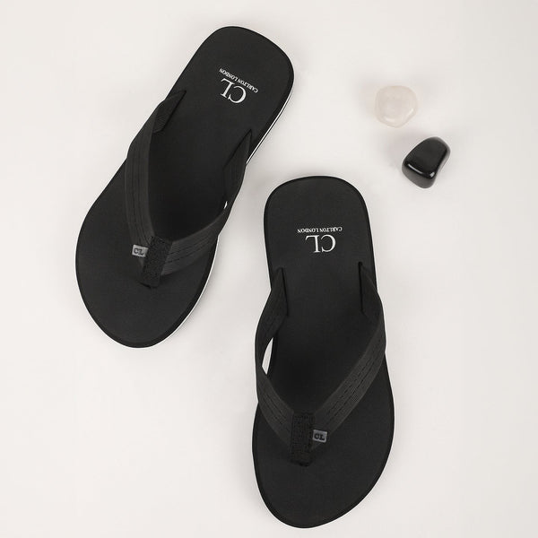 Men's Classic Striped Sole Thong Sandals
