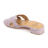 Women's Textured Open Toe Block Heels sandal
