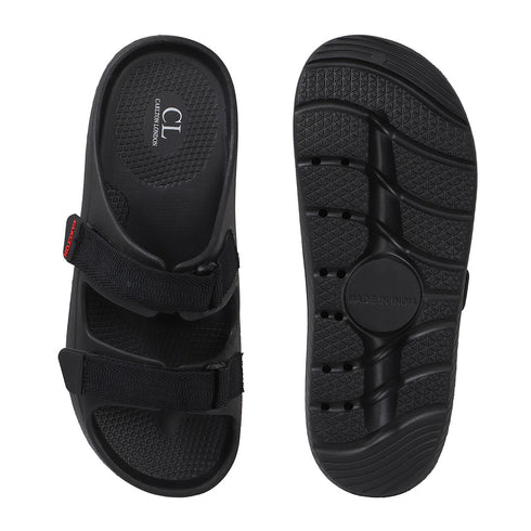 Men's Adjustable Dual Strap Comfort Slide Sandals