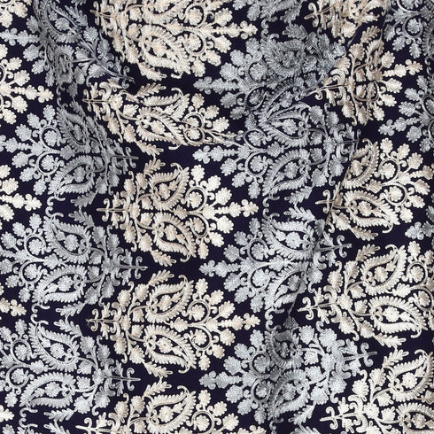 Women's Aari Embroidered Wool Stole
