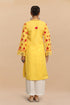 Falak Kashmiri Long Kurta - Yellow