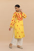Falak Kashmiri Long Kurta - Yellow