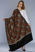 Women's Aari Embroidered Wool Shawl