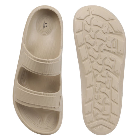 Men's Dual Strap Lightweight Comfort Slide Sandal