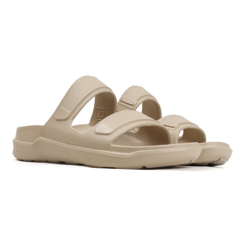 Men's Dual Strap Lightweight Comfort Slide Sandal