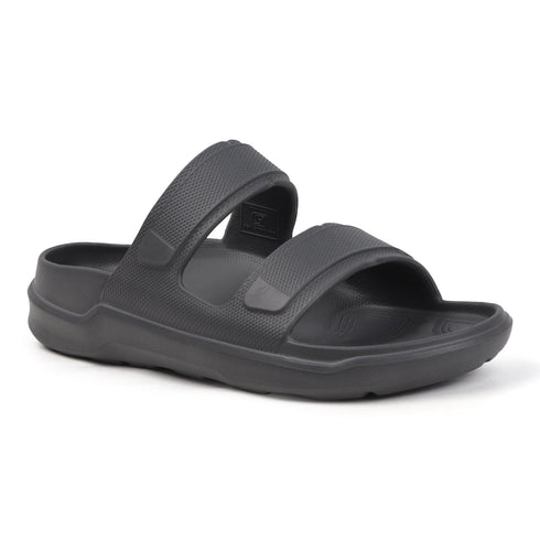 Men's Dual Strap Lightweight Comfort Slide Sandal