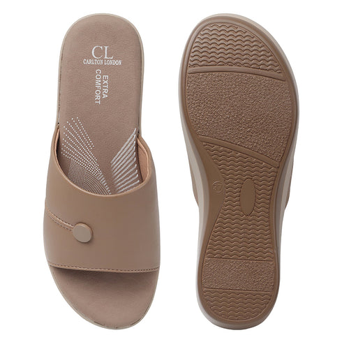 Women's Embellished Wedge Slide Sandals