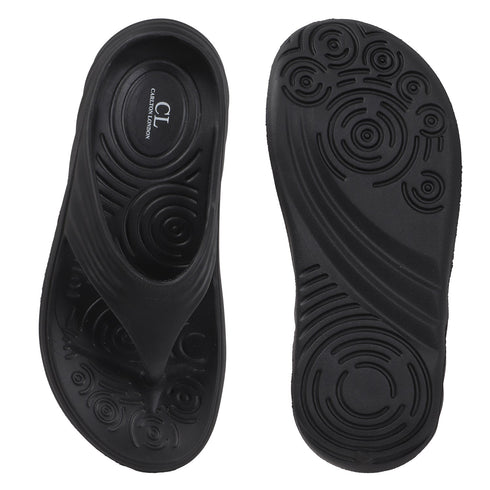 Men's Comfort Thong Flip-Flop with Contoured Footbed