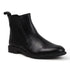 Men's Leather Chelsea Boots with Textured Side Panel