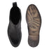 Men's Leather Chelsea Boots with Textured Side Panel