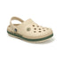 Men Perforated Two Tone Slip On Clogs