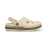 Men Perforated Two Tone Slip On Clogs