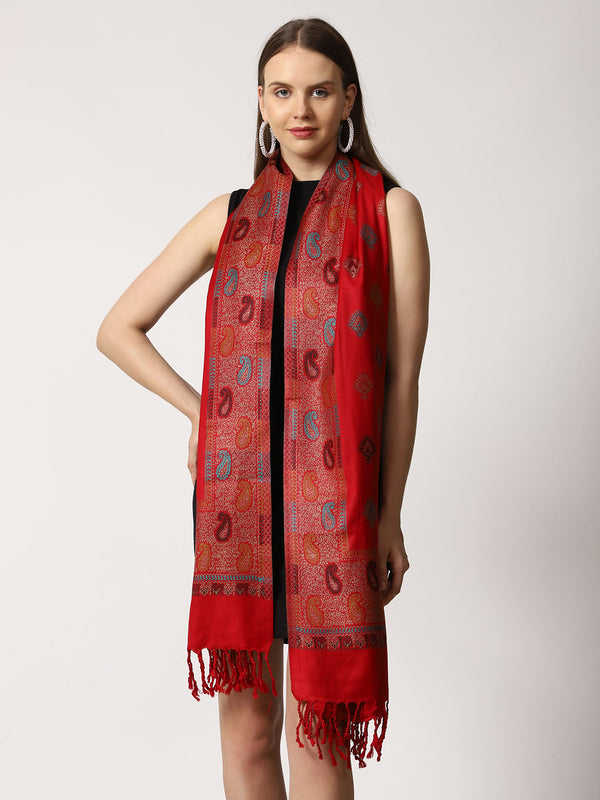 Women's Jamawar Wool Stole
