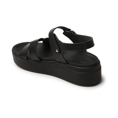 Women Comfortable Flatform Ankle Strap Sandals
