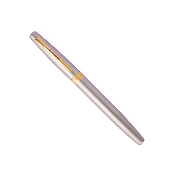 Carlton London Champagne Gold Metallic Ball Pen Elegant Executive Writing Pen with Clip