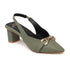 Solid Backstrap Women's Party Wear Heeled Sandal