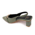 Solid Backstrap Women's Party Wear Heeled Sandal