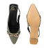 Solid Backstrap Women's Party Wear Heeled Sandal