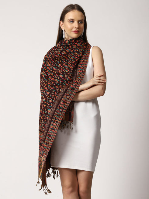 Women's Jamawar Wool Stole