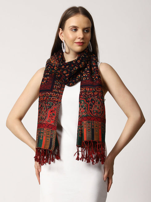 Women's Jamawar Wool Stole
