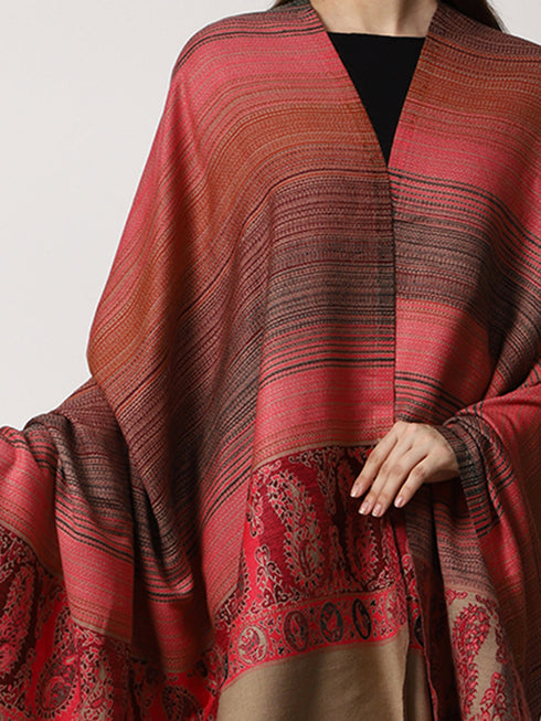Women's Jamawar Wool Shawl