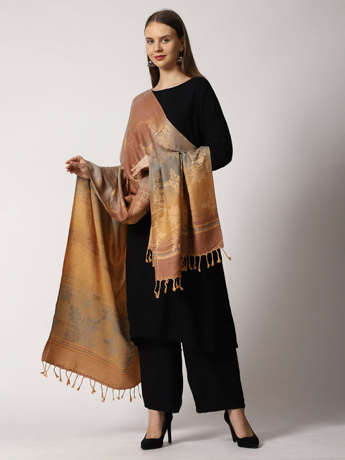 Women's Jamawar Wool Shawl