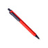 Carlton London Red & Black Ball Pen Contemporary Writing Pen with Grip & Clip Smooth Ink Flow