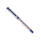 Carlton London Silver & Blue Metallic Ball Pen Premium Executive Writing Pen with Smooth Fine Tip