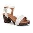 Women's Textured Block Heels Sandals