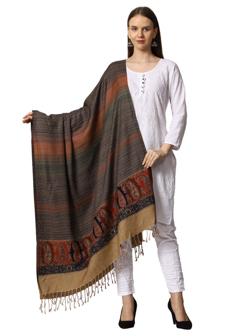 Women's Jamawar Wool Shawl